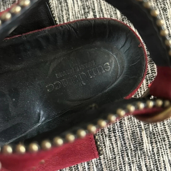 Sundance red sandals - Picture 4 of 5